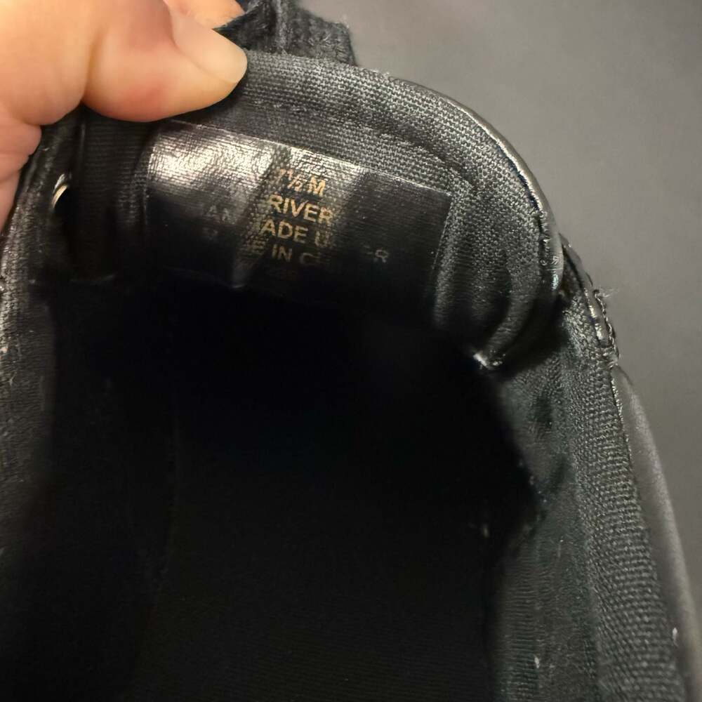 GUESS River Women's Black Low-Top Sneakers with Gold Hardware Size 7.5 - Picture 10 of 15